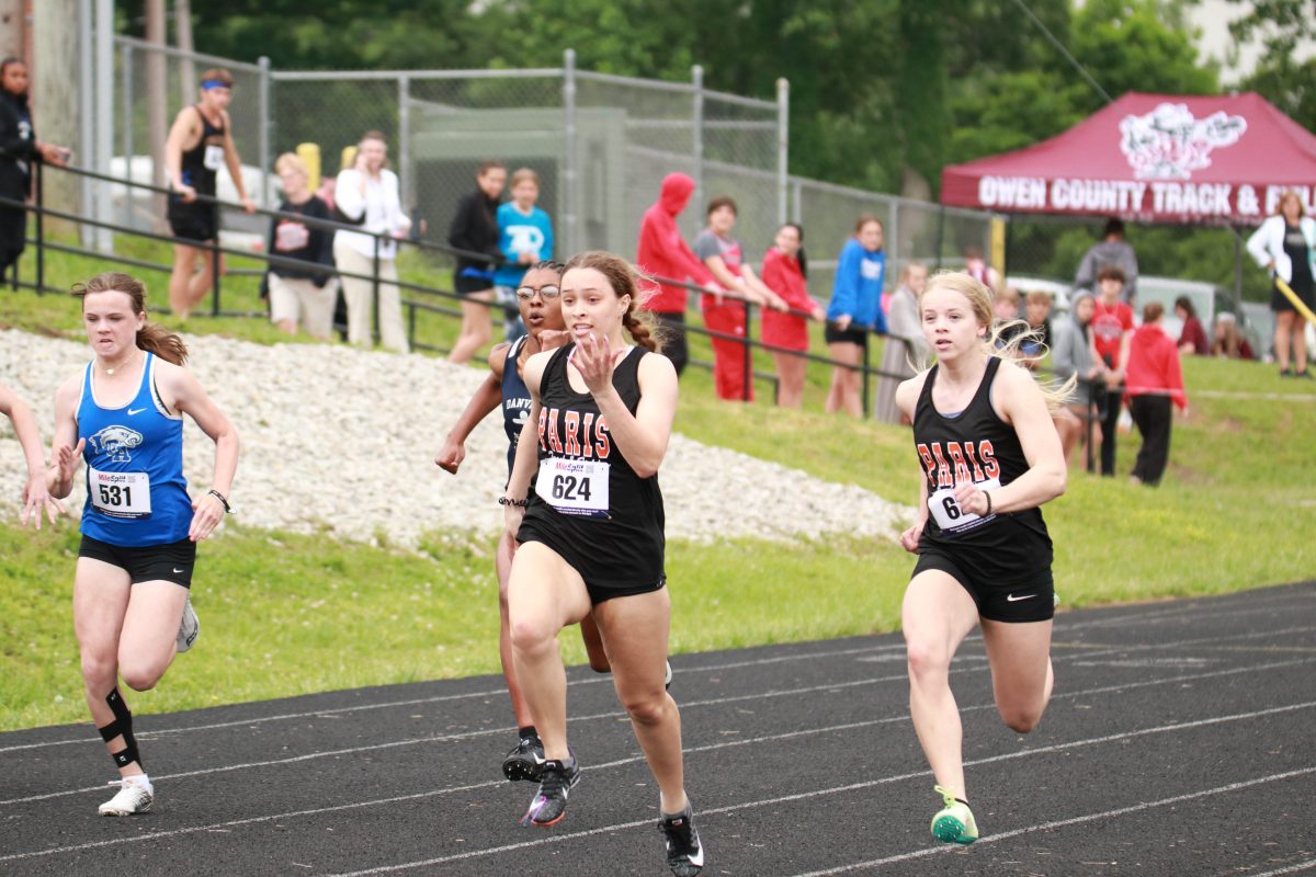 Bourbon County sending a bus load of athletes to the 2A state track and